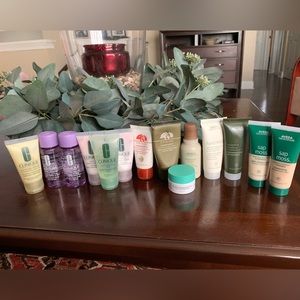 14 piece travel beauty LOT ✨ Aveda, Origins, Drunk Elephant & Clinique